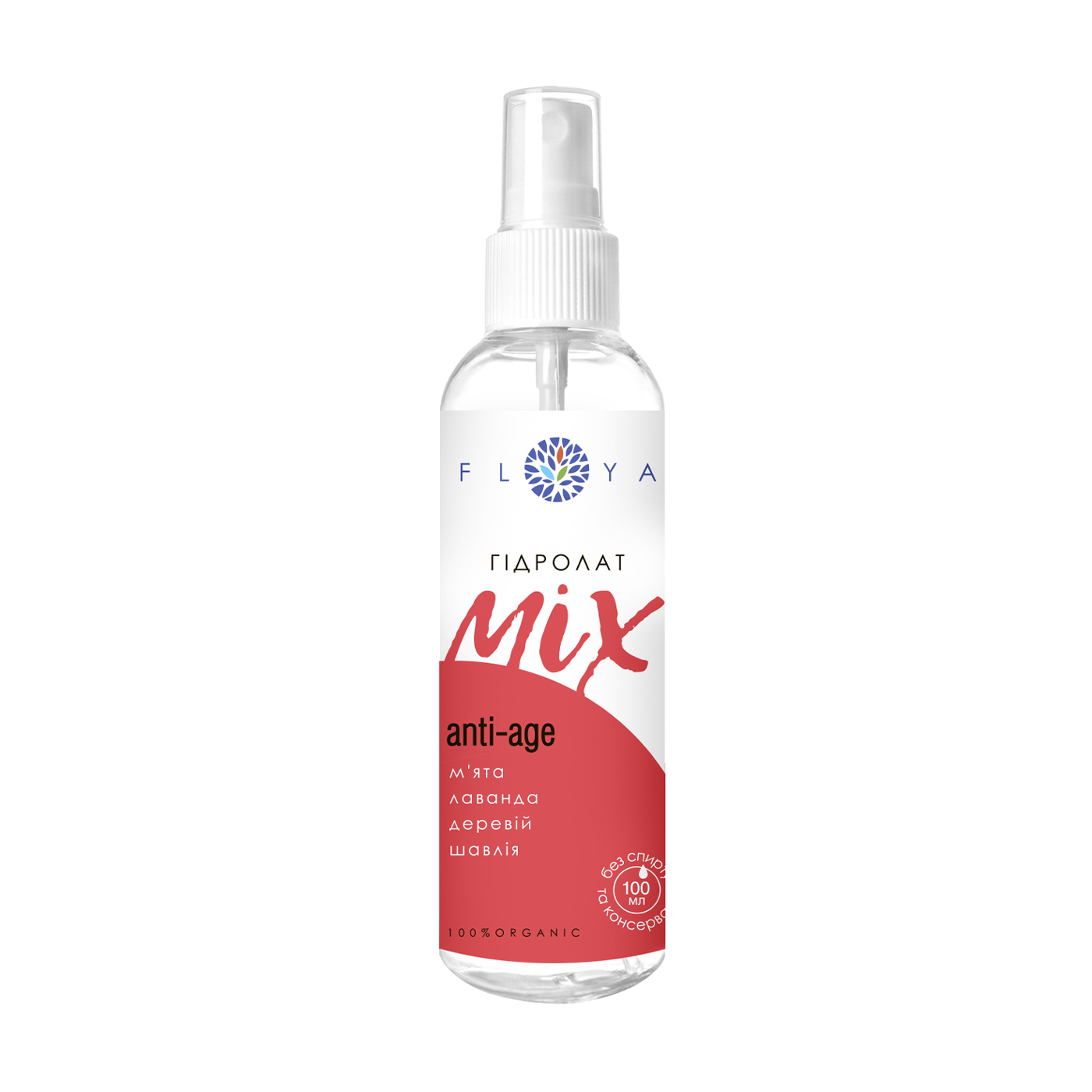 Уцінка! Гідролат-мікс Floya Anti-Age, 100 мл